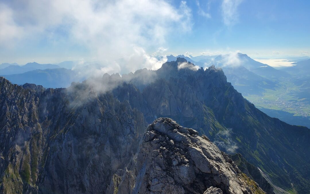 Hiking in the Tyrolean Alps