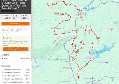A Map With A Red Line