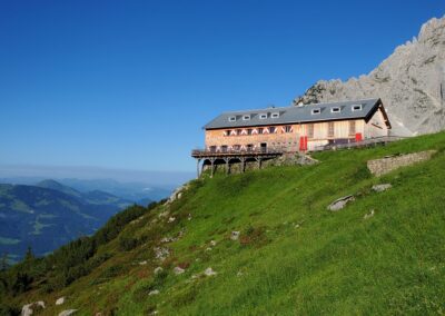 A Building On A Hill