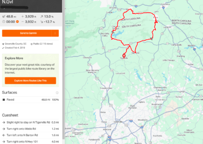 A Map With A Red Line