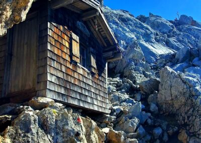 A Cabin On A Rocky Mountain