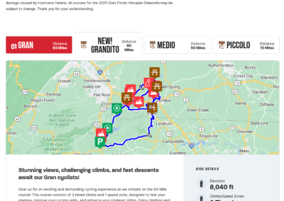 A Map With A Route